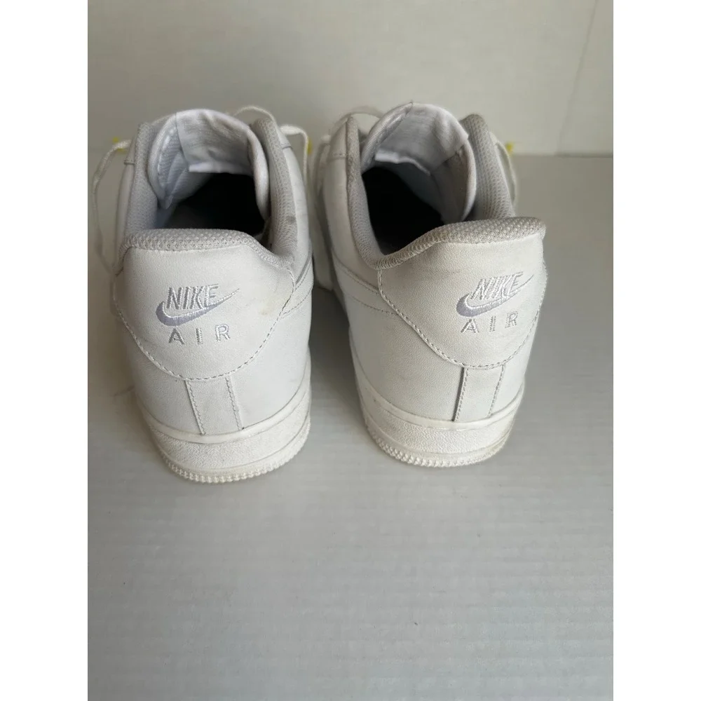 Nike Air Force 1 07 Low Triple White Mens Size 12.5 315122-111 Leather Sneakers⁠